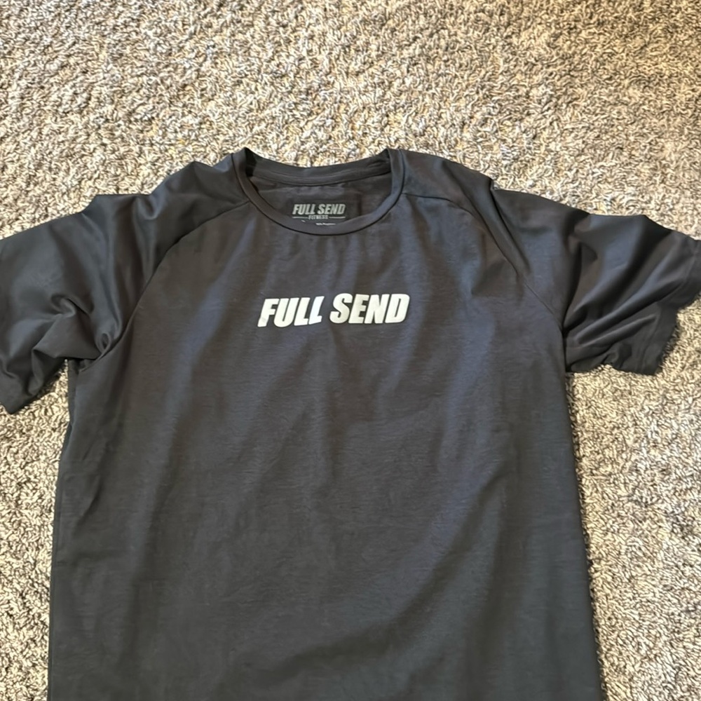 Full Send Fitness T Large Black